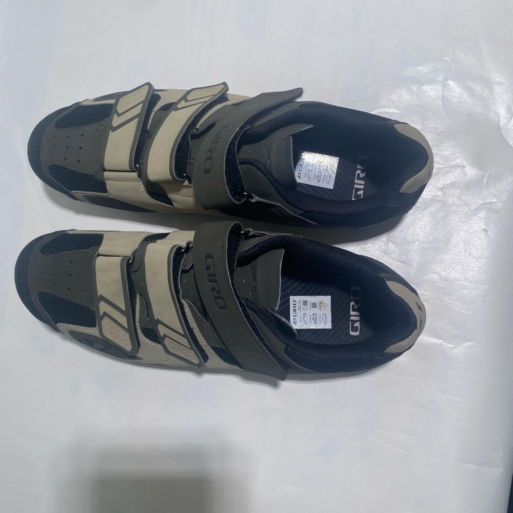 Giro Men's size 12 Cycling Shoes - Black and Tan - Picture 5 of 14